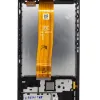 LCD kijelző + Érintő Samsung M127F Galaxy M12 Fekete (Service Pack) - 0. kép