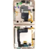 LCD kijelző + Érintőegység + Előlap Samsung F721 Galaxy Z Flip 4 5G Pink (Szervízcsomag) - 0. kép