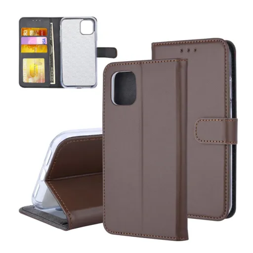 Fliptok kártyatartóval iPhone 11 Pro Max barna Fliptok kártyatartóval iPhone 11 Pro Max barna