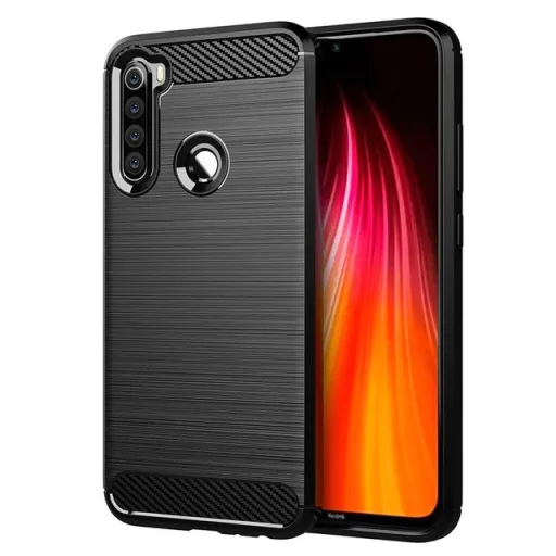 Carbon mintájú TPU tok Xiaomi Redmi Note 8 fekete Carbon mintájú TPU tok Xiaomi Redmi Note 8 fekete