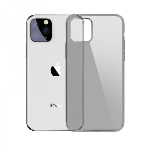 Baseus Simplicity flexibilis TPU tok iPhone 11 áttetsző fekete Baseus Simplicity flexibilis TPU tok iPhone 11 áttetsző fekete
