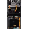 LCD kijelző + Érintőegység Samsung F711B Galaxy Z Flip 3 5G Fekete (Szerviz csomag) - 0. kép