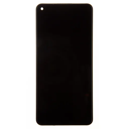 LCD kijelző + Érintőpanel + Előlap Xiaomi Redmi Note 9 Midnight Grey (Szerviz csomag)