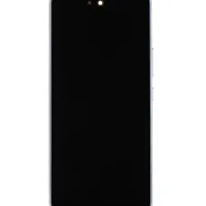 LCD kijelző + Érintőpanel + Előlapi fedél Samsung A536B Galaxy A53 5G Awesome Blue (Service Pack)