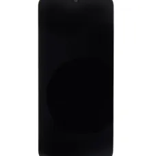 LCD kijelző + érintőegység + előlapi burkolat Honor X8 5G fekete (szerviz csomag)