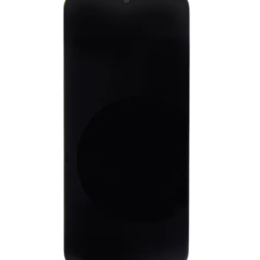 LCD kijelző + érintőegység + előlapi burkolat Honor X8 5G fekete (szerviz csomag)