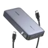 Powerbank 25000mAh Ugreen PB205, USB + 2x USB-C, 145W PD (szürke) - 1. kép