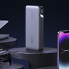 Powerbank 25000mAh Ugreen PB205, USB + 2x USB-C, 145W PD (szürke) - 3. kép