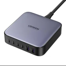 UGREEN 200 W-os hálózati töltő, 2xUSB-A, 4xUSB-C, GaN (fekete)