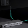 USB-C Hub Ugreen CM681 4x USB, 2x HDMI, DisplayPort, RJ45, SD/TF, AUX, PD 100W (szürke) - 3. kép