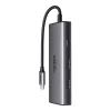 UGREEN CM498 6 az 1-ben adapter USB-C - 2x USB-A 3.0, USB-C 3.0, 2xHDMI, PD - 0. kép