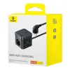 Baseus PowerCombo hálózati töltő 3AC+2U+2C, 30W, 1,5m (fekete) - 3. kép