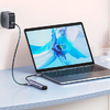 Hub / Adapter Ugreen Revodok CM418 USB-C to 2x USB, HDMI 4K 30 Hz, RJ45 1Gbps, PD 100W (szürke) - 4. kép
