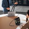 USB-C Hub Ugreen CM498, 3x USB 3.0, HDMI 4k 30Hz, VGA, RJ45, SD/TF, PD 100W (szürke) - 2. kép