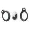 Tech-Protect Rough tok Apple AirTag-hez karabinerrel - fekete - 0. kép