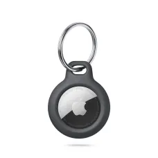 Tech-Protect Rough tok Apple AirTag-hez karabinerrel - fekete
