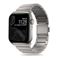 Tech-Protect SteelBand karkötő Apple Watch 4 / 5 / 6 / 7 / 8 / 9 / SE / Ultra 1 / 2 (42/44/45/49 mm) - titán