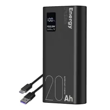 OBAL:ME EnergyPulse Powerbank 20000mAh 22.5W Fekete