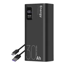 OBAL:ME EnergyPulse Powerbank 30000mAh 22.5W Fekete
