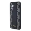 DKNY PU Bőr Kockás Minta MagSafe Tok Samsung Galaxy S24 Fekete - 1. kép