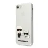 Karl Lagerfeld KLHCI8CKTR iPhone 7/8/SE 2020 / SE 2022 tok Átlátszó Karl & Choupette tok - 0. kép