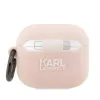 Karl Lagerfeld KLA3RUNCHP AirPods 3 pink/pink Silicone Choupette Head 3D tok - 0. kép