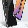 Plating Case tok Samsung Galaxy Z Fold 4 tok kék színű fém kerettel - 0. kép