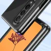 Plating Case tok Samsung Galaxy Z Fold 4 tok kék színű fém kerettel - 3. kép