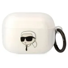 Karl Lagerfeld KLAPHNIKTCT Átlátszó Karl`s Head AirPods Pro tok