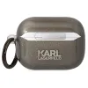 Karl Lagerfeld KLAPHNKCTGK Airpods Pro fekete/fekete Gliter Karl&Choupette tok - 0. kép