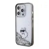 Karl Lagerfeld Liquid Glitter Choupette tok iPhone 15 Pro Max - átlátszó - 0. kép