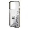 Karl Lagerfeld Liquid Glitter Choupette tok iPhone 15 Pro Max - átlátszó - 4. kép