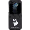 Karl Lagerfeld Saffiano Monogram Choupette Pin tok Samsung Galaxy Z Flip 5 - fekete - 0. kép