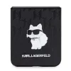 Karl Lagerfeld Saffiano Monogram Choupette Pin tok Samsung Galaxy Z Flip 5 - fekete - 3. kép