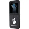 Karl Lagerfeld Saffiano Monogram Choupette Pin tok Samsung Galaxy Z Flip 5 - fekete - 4. kép