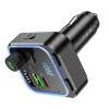 Borofone FM Transmitter BC53 Highway MP3, Bluetooth - 2xUSB + Type C - QC 3.0 18W PD 20W fekete - 2. kép