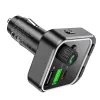 Borofone FM Transmitter BC53 Highway MP3, Bluetooth - 2xUSB + Type C - QC 3.0 18W PD 20W fekete - 3. kép