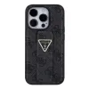 Guess PU Grip Stand 4G Strass Triangle Metal Logo iPhone 15 Pro tok - 2. kép