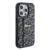 Guess PU Grip Stand G Cube tok iPhone 15 Pro-hoz Fekete - 3. kép
