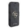 Guess PU Leather 4G Metal Logo tok iPhone 15 szürke - 2. kép