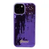 Guess Sequin Script Logo tok iPhone 15 Plus Lila - 1. kép