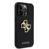 Guess PU Perforated 4G Glitter Metal Logo tok iPhone 15 Pro Black - 2. kép