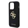 Guess PU Perforated 4G Glitter Metal Logo tok iPhone 15 Pro Black - 3. kép