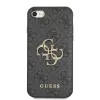 Guess PU 4G Metal Logo tok iPhone 7/8/SE2020/SE2022 szürke - 0. kép