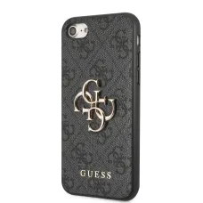 Guess PU 4G Metal Logo tok iPhone 7/8/SE2020/SE2022 szürke