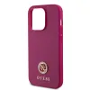 Guess PU 4G Strass Metal Logo tok iPhone 15 Pro Pink - 3. kép
