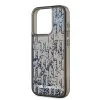 Karl Lagerfeld Liquid Glitter Monogram Gradient tok iPhone 15 Pro Max fekete - 2. kép