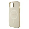 Guess PU Saffiano MagSafe tok iPhone 15 Plus Beige - 3. kép