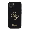 Guess PU Fixed Glitter 4G Metal Logo tok iPhone 13-hoz fekete - 1. kép