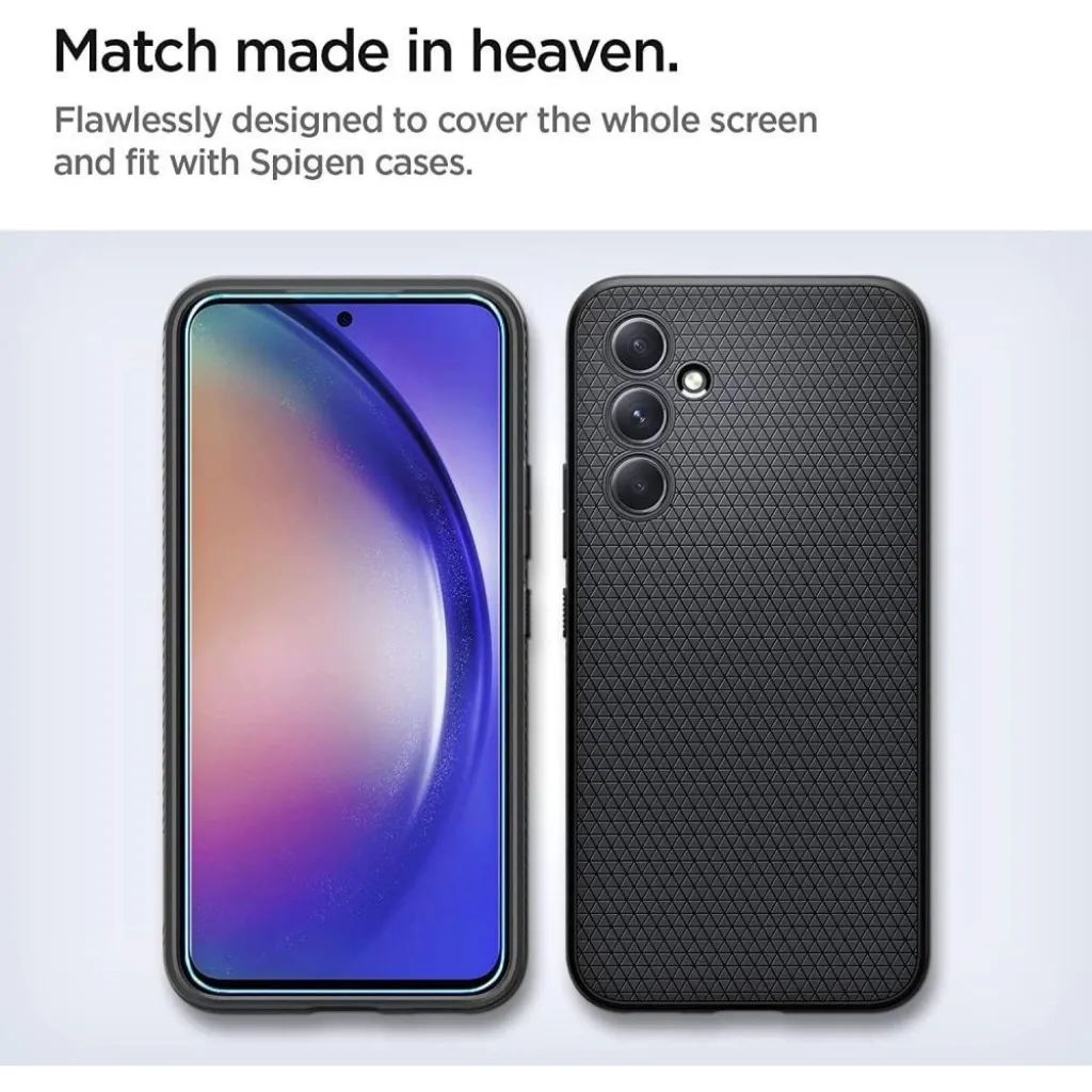 TEMPERED GLASS Spigen ALM GLAS.TR 2-PACK GALAXY A54 5G CLEAR üvegfólia - 7